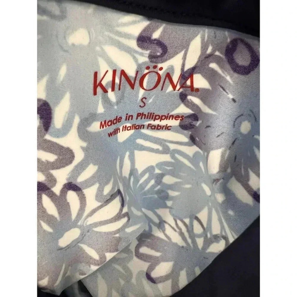 Kinona Sleeveless Dress V-Neck Pink Floral Sporty Golf Pickle Ball Pink Size S - Picture 10 of 13